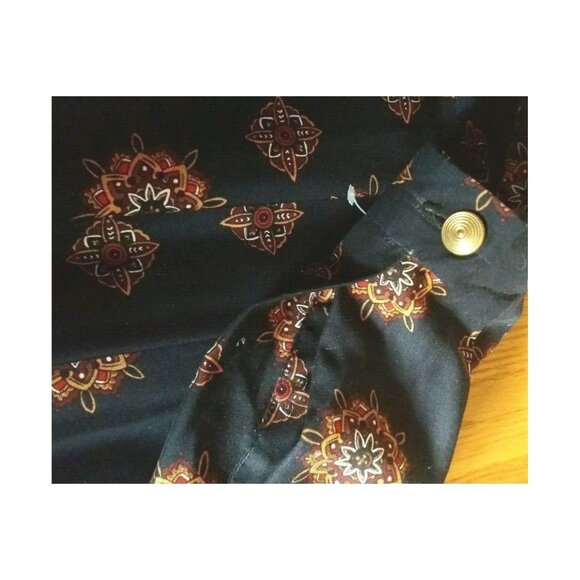 Vintage 80s Koret  bold print midi skirt size 8 - Picture 6 of 6